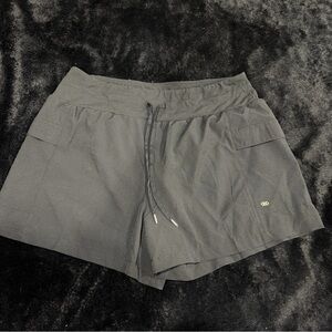 Women's legend Black Athletic Drawstring Shorts